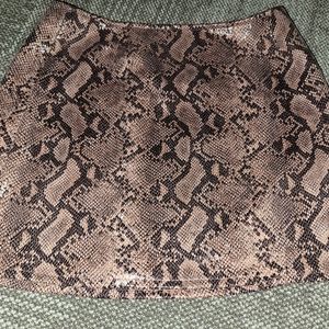 Motel snake print skirt